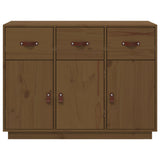 Sideboard Honey Brown 100x40x75 cm Solid Wood Pine 820150