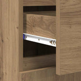 Sideboard Artisan Oak 60 x 35 x 70 cm Engineered Wood and Iron 881219