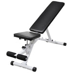 ZNTS Workout Bench with Barbell and Dumbbell Set 60.5 kg 275347