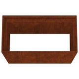Planter 40x80x80 cm Corten Steel 824536
