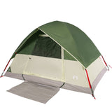 ZNTS Camping Tent Dome 2-Person Green Waterproof 94691