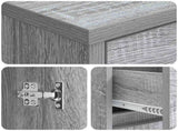 Wall-mounted Sink Vanity Grey Sonoma 35 x 20 x 81 cm 890765