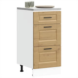 Kitchen Base Cabinet Porto Artisan Oak Engineered Wood 854229