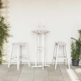 Bar Stool 2 pcs White 52 x 43 x 73.5 cm HDPE 42006610