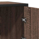 Sideboard Brown Oak 68x35x76 cm Engineered Wood 848993