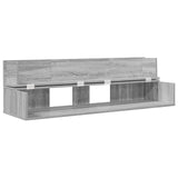Studio Desk Grey Sonoma 152 x 40 x 19.5 cm Engineered Wood 8006673