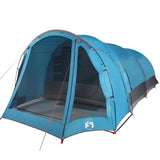Family Tent Tunnel 8-Person Blue Waterproof 94735