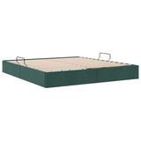 Storage Bed with Mattress Dark Green 180 x 200 cm Velvet 3370115