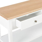 Sideboard White 110x35x80 cm MDF 280029