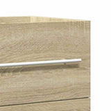 Sink Cabinet Sonoma Oak 100x38.5x48 cm Engineered Wood 856232