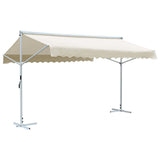 Free Standing Awning 4x3 m Cream 143745
