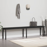 Bench Black Oak 200 x 35 x 45 cm Engineered Wood 892608