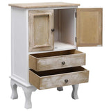 Drawer Cabinet White 50x30x80 cm Wood 284181