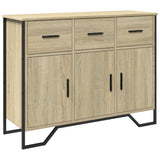 ZNTS Sideboard Sonoma Oak 97x32.5x74.5 cm Engineered Wood 848560