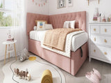 Daybed Upholstered Bed with 3FT Single Sofa Bed 90 x 190 cm, Ottoman Bed with Hydraulic N601P343711P