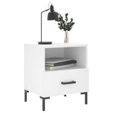 Bedside Cabinets 2 pcs White 40x35x47.5 cm Engineered Wood 827437
