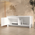 TV Cabinet White 90x35x40 cm Engineered Wood 809782