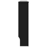 Radiator Cover Black 152x19x81.5 cm MDF 288186