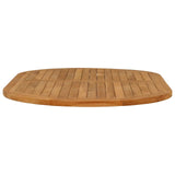 Table Top Oval Solid Teak Wood Natural 42033174