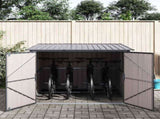 Bike Shed 3 pcs Anthracite 216 x 207 x 158 cm Metal 3385873
