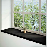 Window Sills 2 pcs Brown Black 140x40x2 cm Solid Wood Oak 4009203