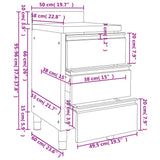 Commercial Kitchen Cabinets with 3 Drawers 2 pcs 50x60x96 cm 3081935