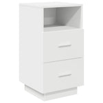 ZNTS Bedside Cabinets 2 pcs with 2 Drawers White 36x36x68 cm 858579