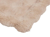 Anti-Slip Faux Rabbit Fur Blanket Olite Beige 240 x 270 cm 42021788