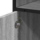 Bathroom Cabinet Grey Sonoma 35x37.5x100 cm Engineered Wood 849242