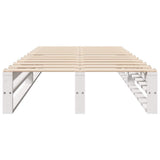 Bed Frame without Mattress White 75x190 cm Small Single Solid Wood Pine 850858