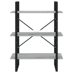 5-Tier Book Cabinet Grey Sonoma 80x30x175 cm Engineered Wood 3114017