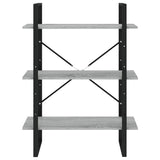 5-Tier Book Cabinet Grey Sonoma 80x30x175 cm Engineered Wood 3114017