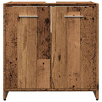 ZNTS Bathroom Sink Cabinet Old Wood 60x33x60 cm Engineered Wood 856039