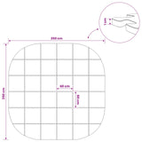 Pool Ground Mat 36 pcs 350 cm Round EVA Foam Blue 42042641