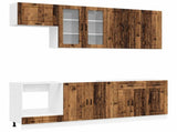 Kitchen Unit PORTO 8 pcs Old Wood Engineered Wood 3438181