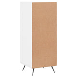 Sideboard High Gloss White 34.5x34x90 cm Engineered Wood 828510