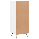 Sideboard High Gloss White 34.5x34x90 cm Engineered Wood 828510