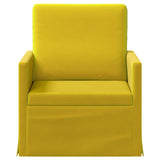 Armchair Yellow 70 x 81 x 82 cm Velvet 42041028