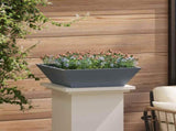 Garden Planter 5 pcs Anthracite 50 x 50 x 15 cm 873829