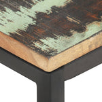 ZNTS Side Table 40x40x35 cm Solid Reclaimed Wood 320242