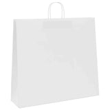 Paper Bags 250 pcs with Handles White 54x15x49 cm 4101626
