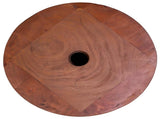 Parasol Base 21 kg Brown Solid Mahogany Wood Hand Carved 42041363