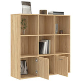 Cabinet Sonoma oak Engineered wood Medium Bookshelf Rectangular 801119