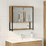 Mirror Cabinet Artisan Oak 60 x 16 x 60 cm Engineered Wood 862224