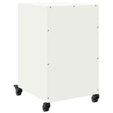 Bedside Cabinet White 36x39x59 cm Steel 846733