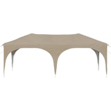 Pop-up Party Tent 575 x 288 x 245 cm Cream Oxford Fabric 42019878