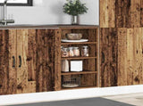 Bottom Cabinet Riga Old Wood 40x44.5x81.5 cm Engineered Wood 854209