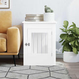 Dog Crate Furniture White 55x80x68 cm Engineered Wood 838323