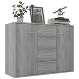 Sideboard Grey Sonoma 88x30x65 cm Engineered Wood 815370