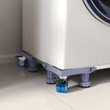 Washing Machine Base Grey 67 x 67 x 12 cm Stainless Steel 42009960